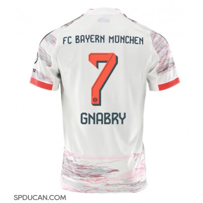 Muški Nogometni Dres Bayern Munich Serge Gnabry #7 Gostujuci 2025-26 Kratak Rukav Muški Nogometni Dres Bayern Munich Serge Gnabry #7 Gostujuci 2025-26 Kratak Rukav